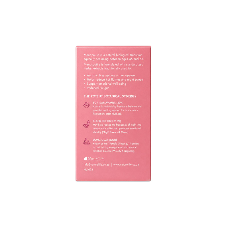 MenoSoothe – Menopause Support - 60 Veg Caps - Image 3